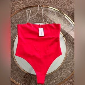 REVOLVE Lovers and Friends Julie Bodysuit in Scarlet Red